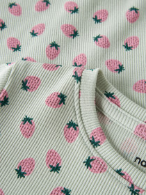 NAME IT T-shirt Vemma Pale Aqua Strawberries